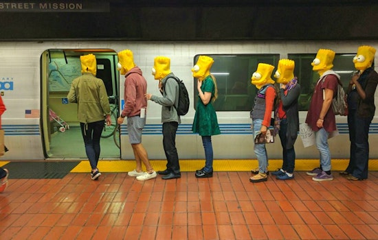 'Bart On BART': Keeping SF Weird, One Simpsons Mask At A Time