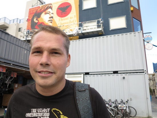 Renowned Street Artist Shepard Fairey Talks Activism, New Hayes Valley Mural
