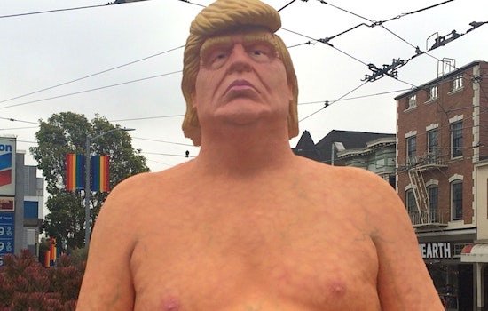 Naked Trump Statue Removed From The Castro; May Find New Home In Union Square