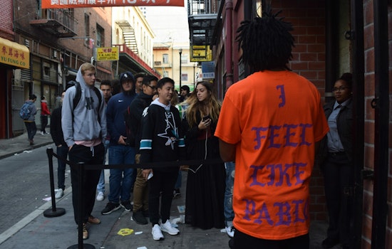 Scenes From This Weekend's Kanye West Pop-Up Store In Chinatown
