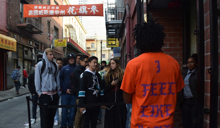 Scenes From This Weekend's Kanye West Pop-Up Store In Chinatown