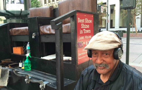 Local Shoe Shiner, Assistant Injured In Yesterday's Cab Collision On Market
