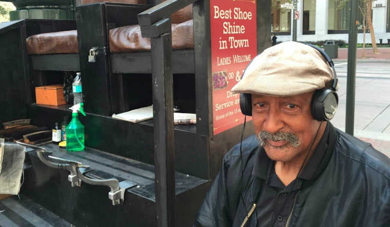 Local Shoe Shiner, Assistant Injured In Yesterday's Cab Collision On Market