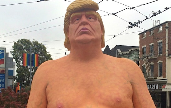 Activists Oppose Reinstallation Of 'Transphobic,' 'Fatphobic' Naked Trump Statue