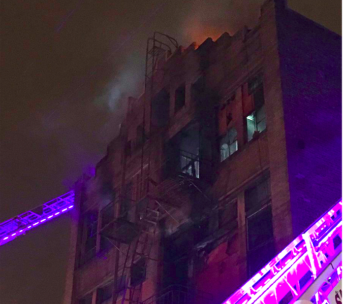 2-Alarm Fire Damages Century-Old Building At 5th & Minna