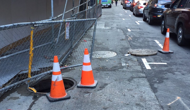 Underground Explosion Blows Off FiDi Manhole Cover [Updated]