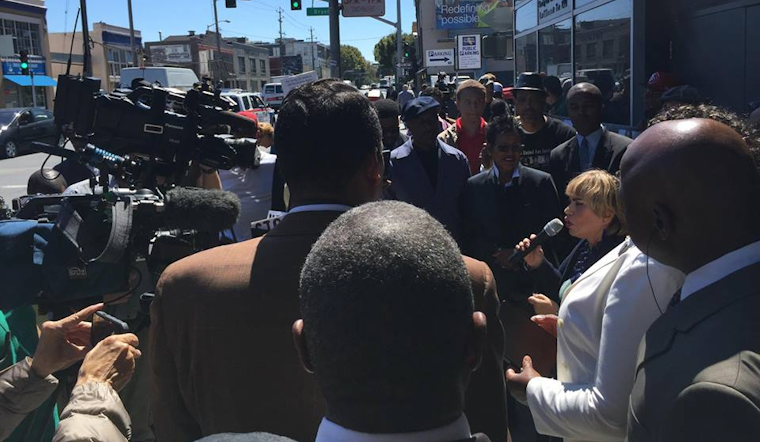 Activists Hold Colin Kaepernick Support Rally In Front Of SF Police Officers Association
