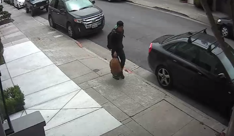 Police Seek Marina Auto Burglar Caught On Camera