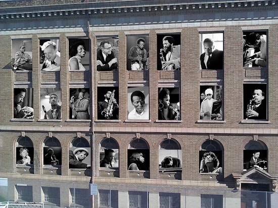 Vacant SFUSD Building At Fell & Franklin Gets Jazzy Jim Marshall Photo Installation