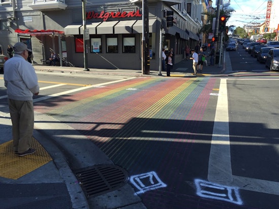 18th & Castro Regrading, Rainbow Crosswalk Repair Kicks Off Tonight