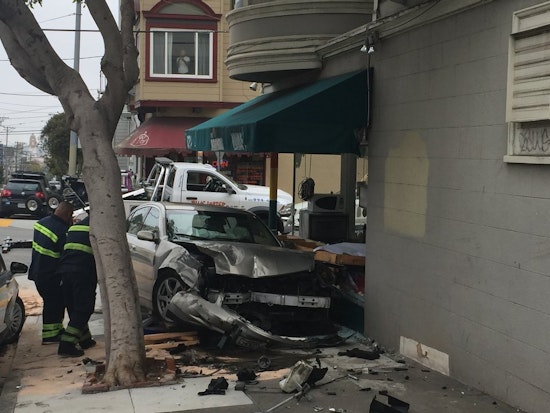 Hit-And-Run Crash Injures 2, Smashes Corner Store At 18th & Eureka [Updated]