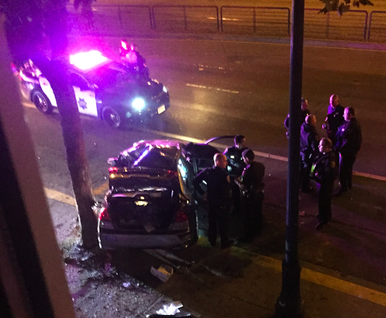 Outer Richmond Carjacking Leads To Police Chase, Vehicle Crash In SoMa
