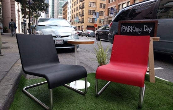 Downtown Businesses Take To The Streets To Celebrate PARK(ing) Day