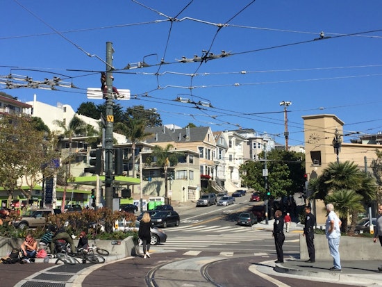 Woman Arrested After Climbing Pole In Jane Warner Plaza [Updated]