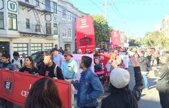 Dozens Of Protesters Rally Against 100-Year-Old Lower Haighter's Eviction