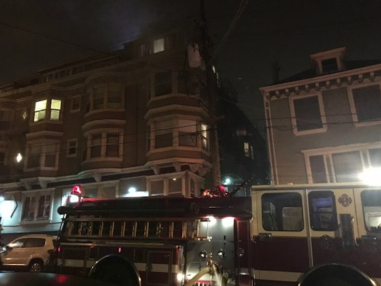 1 Injured In Early-Morning Apartment Fire At Haight & Clayton