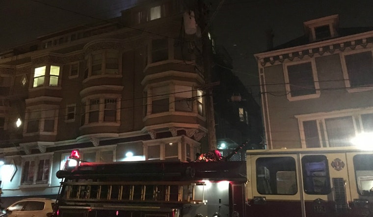1 Injured In Early-Morning Apartment Fire At Haight & Clayton