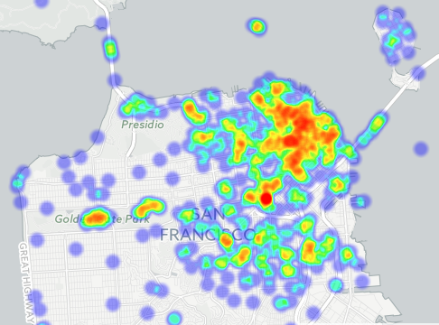 See SF's Top Film Locations, Heatmapped