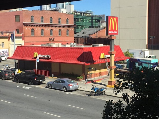 3rd & Townsend McDonald's Goes Dark In Preparation For Demolition