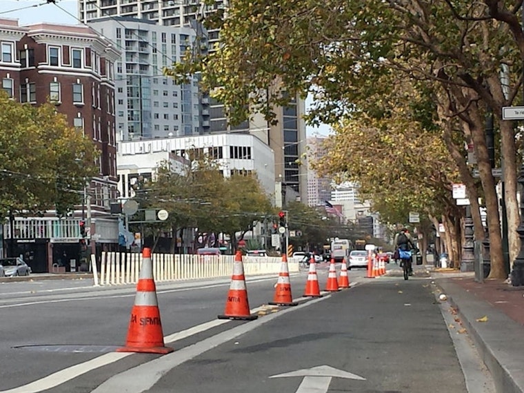 Guerrilla Bike Lane Posts Could Be Coming To Market & Gough