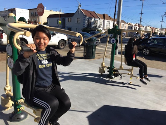 New Open-Air Exercise Stations Debut On Sunset Boulevard