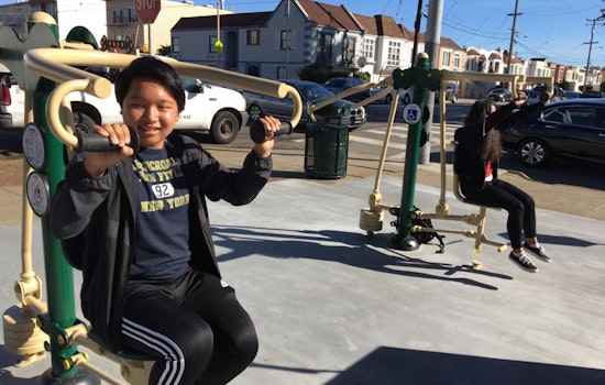 New Open-Air Exercise Stations Debut On Sunset Boulevard