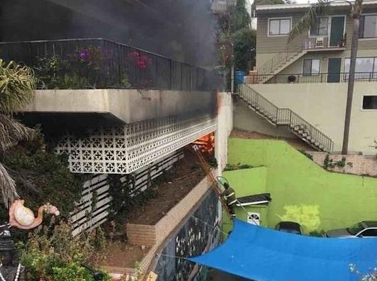 1-Alarm Fire Extinguished Behind Castro's RC Gas; Neighbor Blames Homeless Encampment [Video]
