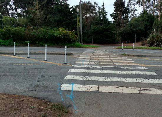 Safety Vigilantes' Soft-Hit Posts Removed From Geary, Golden Gate Park