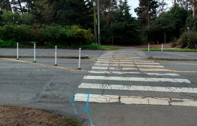 Safety Vigilantes' Soft-Hit Posts Removed From Geary, Golden Gate Park