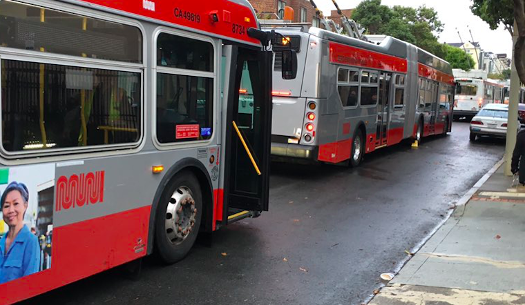 5-Fulton Driver Strikes Pedestrian At Fillmore & McAllister; Buses Delayed