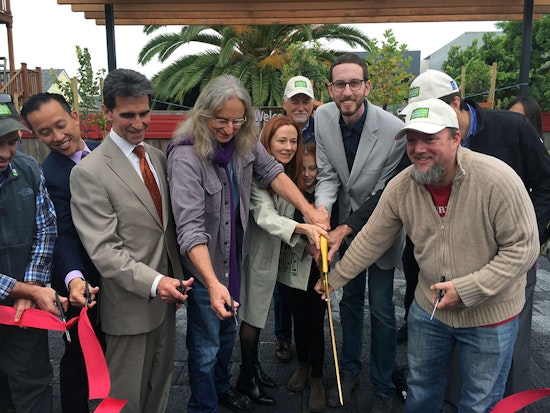 Dignitaries Welcome City's Newest Park, Noe Valley Town Square, With Ribbon-Cutting Ceremony