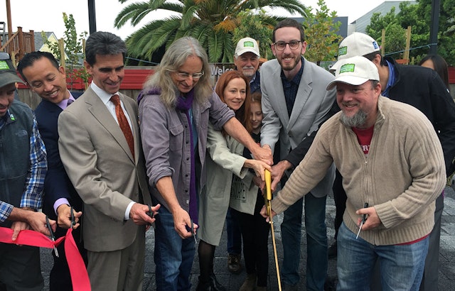 Dignitaries Welcome City's Newest Park, Noe Valley Town Square, With Ribbon-Cutting Ceremony