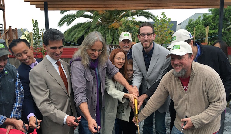 Dignitaries Welcome City's Newest Park, Noe Valley Town Square, With Ribbon-Cutting Ceremony
