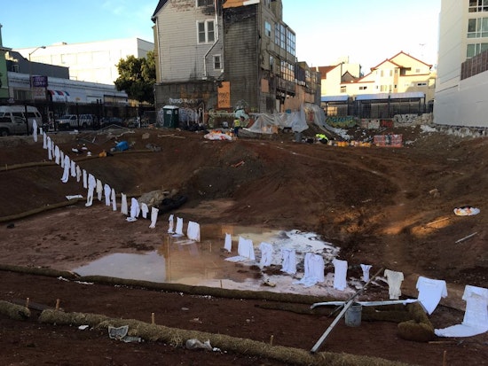 Housing Protest Leaves Ghostly Installation At Site Of 22nd & Mission Fire