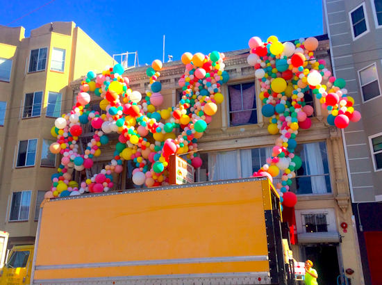 5,000-Balloon Art Installation Pops Up at 18th & Mission