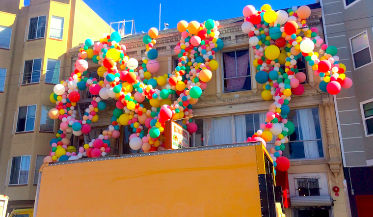 5,000-Balloon Art Installation Pops Up at 18th & Mission