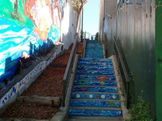 After A Year, Cayuga Staircase And Mural Project Finally Complete