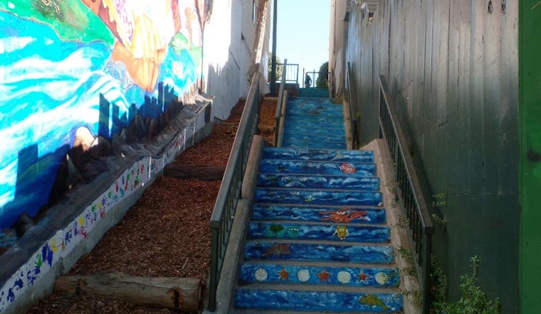 After A Year, Cayuga Staircase And Mural Project Finally Complete