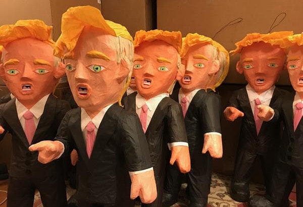 The Surprising Stories Behind Two Local Merchants' Trump Piñatas