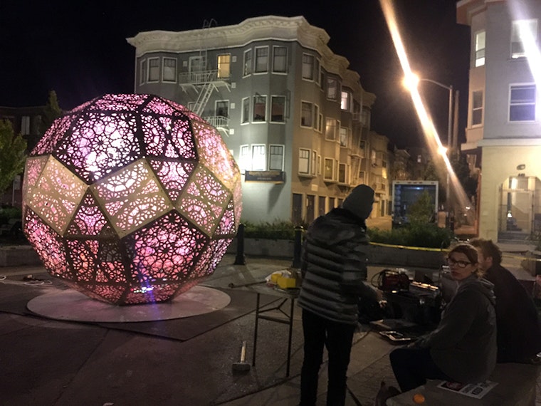 Geometric Light Sculptures Have Arrived At Patricia's Green