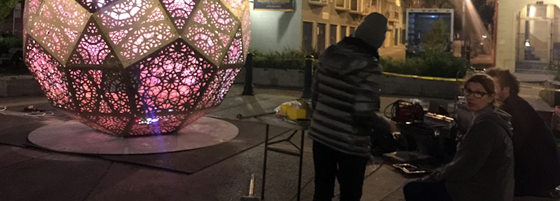 Geometric Light Sculptures Have Arrived At Patricia's Green
