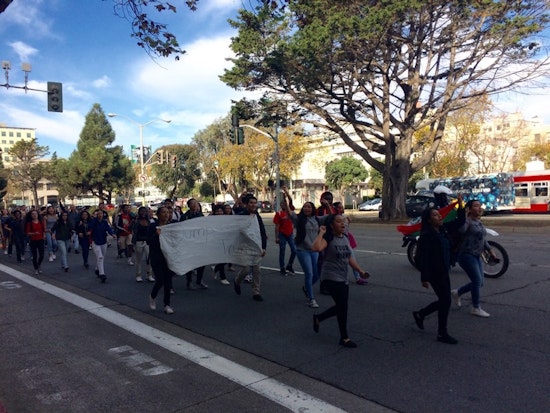 San Francisco High Schoolers Stage Walk-Outs In Protest Of President-Elect Donald Trump [Updating]