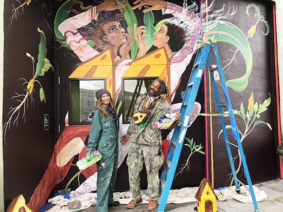 San Francisco, São Paulo artists team up for nonprofit's new Mission mural