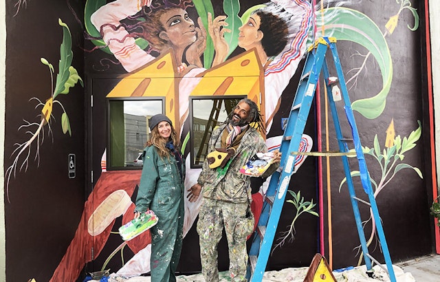San Francisco, São Paulo artists team up for nonprofit's new Mission mural