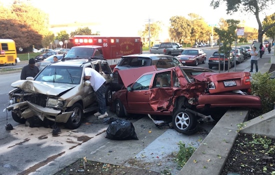 Hit-And-Run Causes Nasty 4-Car Crash At Evans & Newhall