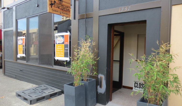 Japantown Newcomer 'Hinodeya' Introduces New-Wave Dashi Ramen