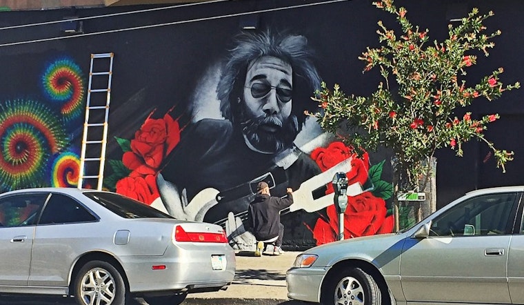 Street Artist Mel Waters Swings By The Haight To Give Jerry Garcia 'A Little Love'