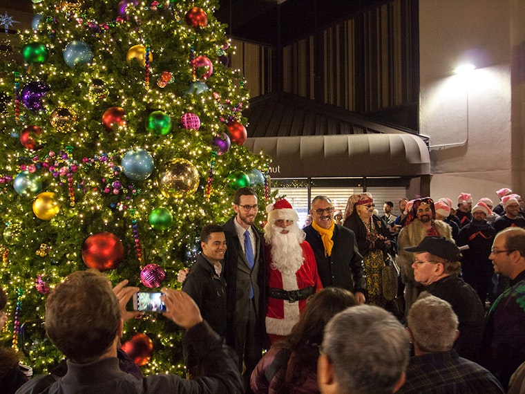 Scenes From The Castro's 2016 Holiday Tree Lighting Ceremony