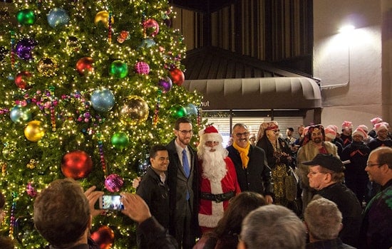 Scenes From The Castro's 2016 Holiday Tree Lighting Ceremony