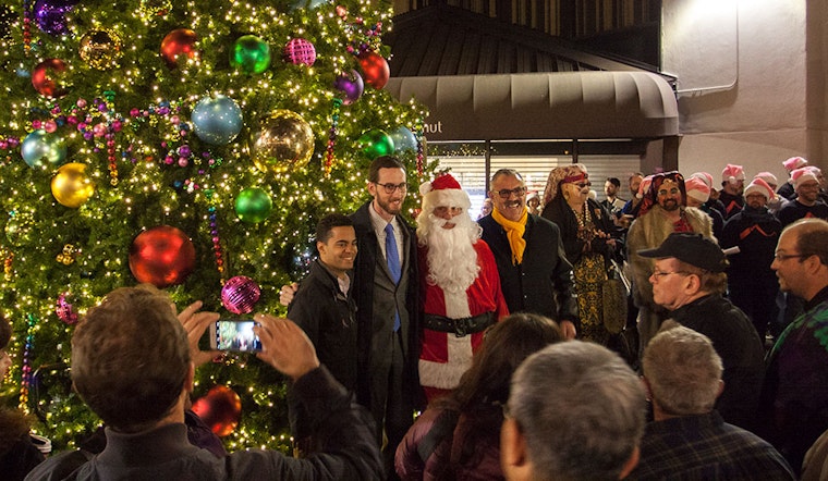 Scenes From The Castro's 2016 Holiday Tree Lighting Ceremony